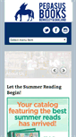 Mobile Screenshot of pegasusbookstore.com